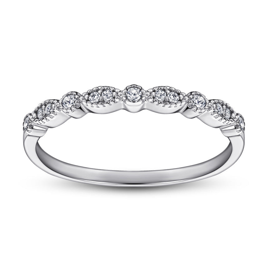 Silver Ring Women's Simple