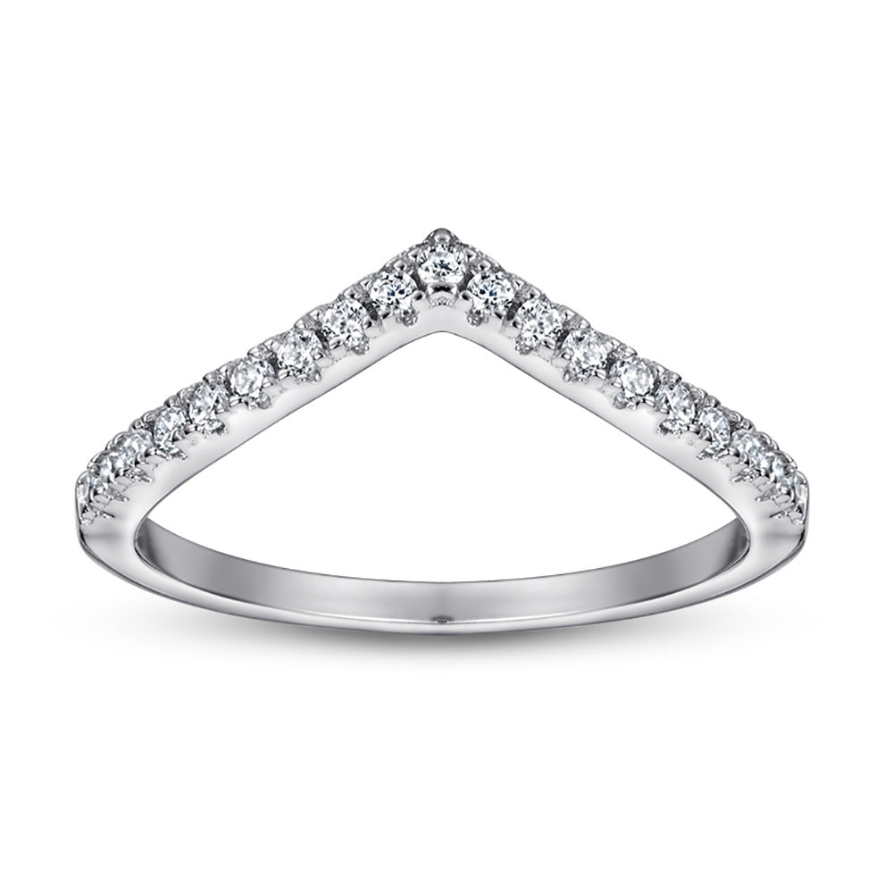 Silver Ring Women's Simple