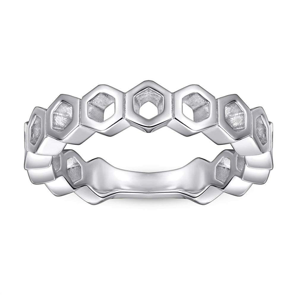 Silver Ring Women's Simple