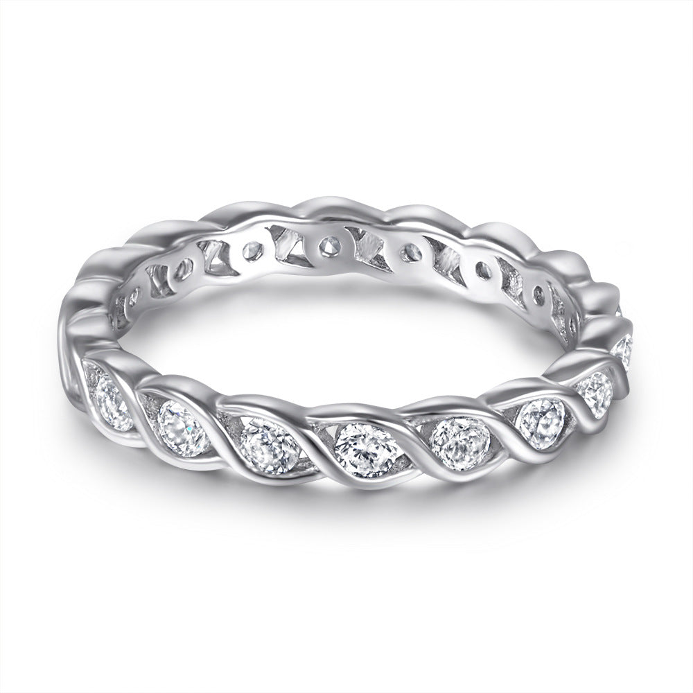 Silver Ring Women's Simple