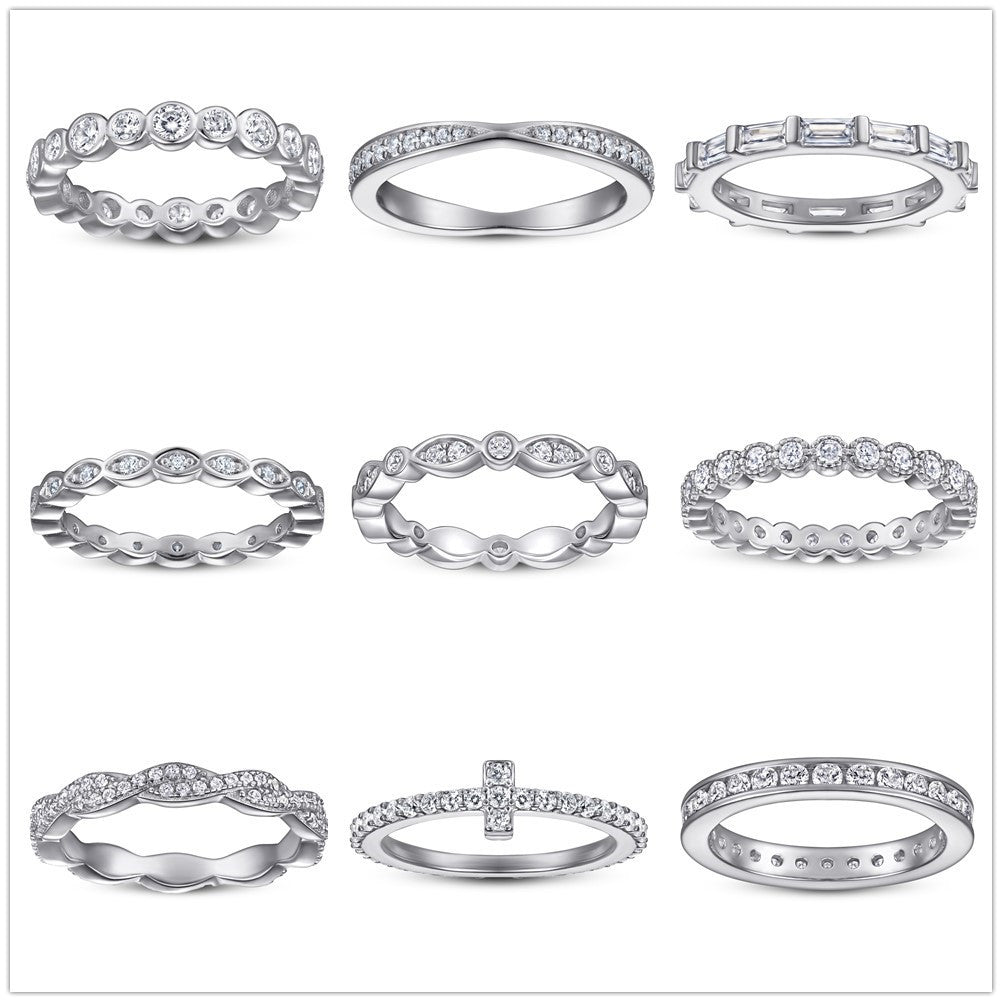 Silver Ring Women's Simple